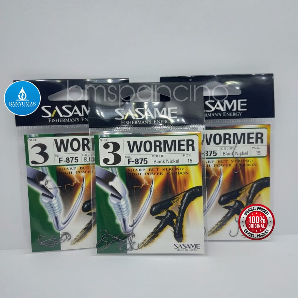 B116 Mata Kail Pancing Sasame Wormer F-875 Asli Original Jepang