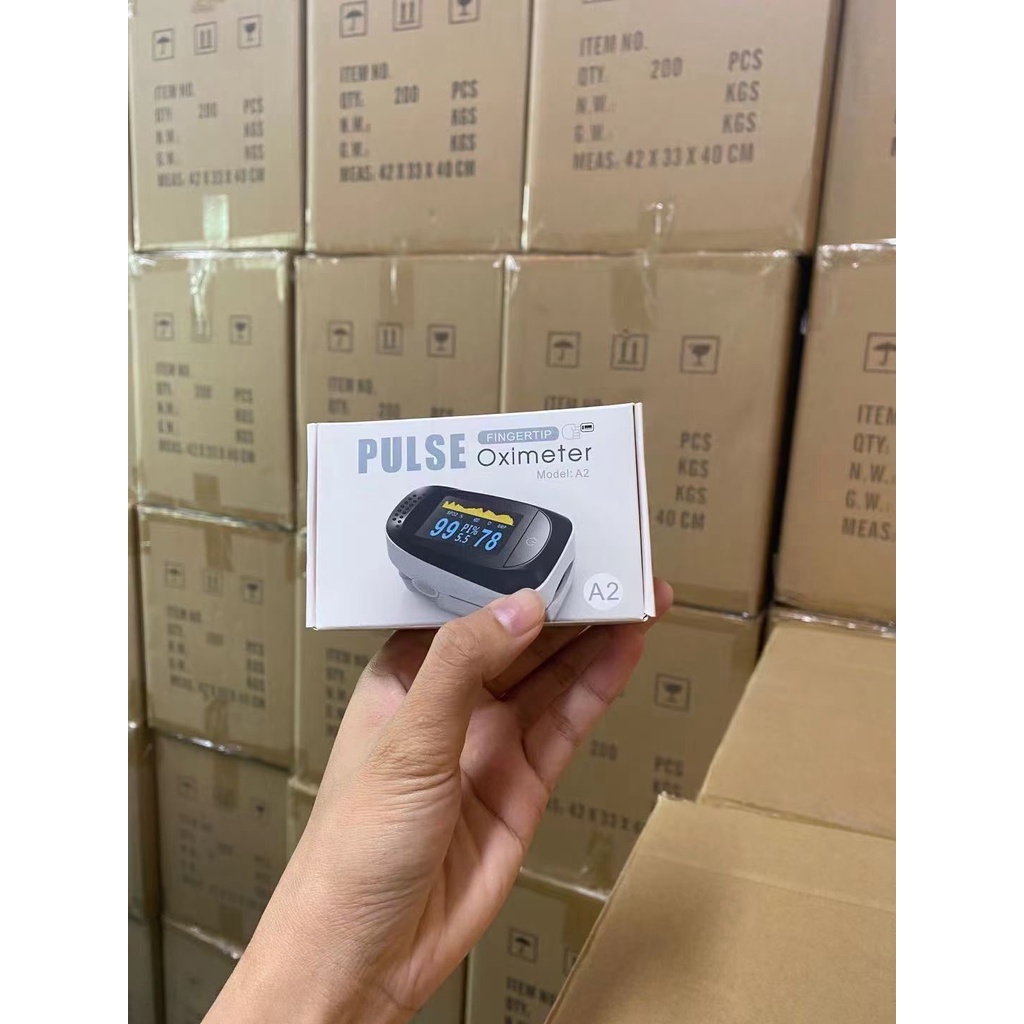 【33LV.ID】OXIMETER A2 OLED TFT Fingertip Pulse Oximetry SpO2 Saturation