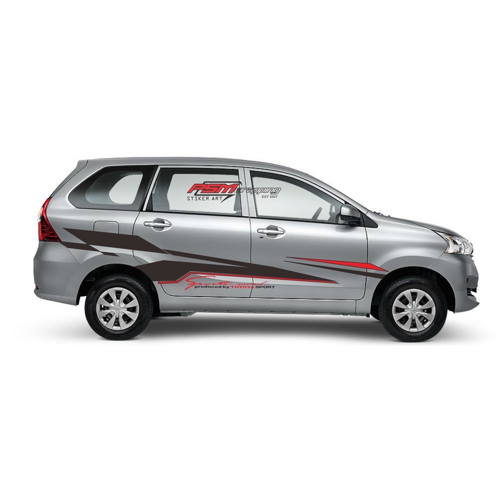 sticker cutting custom side mobil avanza & xenia