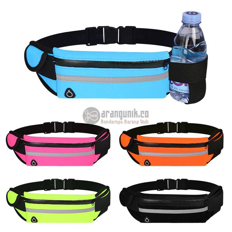 Tas Ikat Pinggang Lari Water Proof 1 Kantung / Go Belt / Running Belt