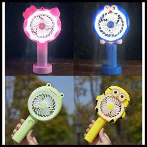 PA Kipas Angin Lampu Led Hand Mini Fan Usb Portable Karakter / Kipas Angin Tangan Karakter doraemon - PR039