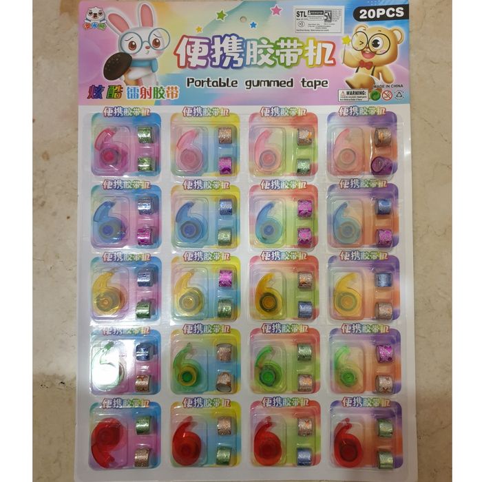 

Baru Selotip Gambar Mainan Glitter Metalik Mainan Selotip Mini Masking Tape Limited