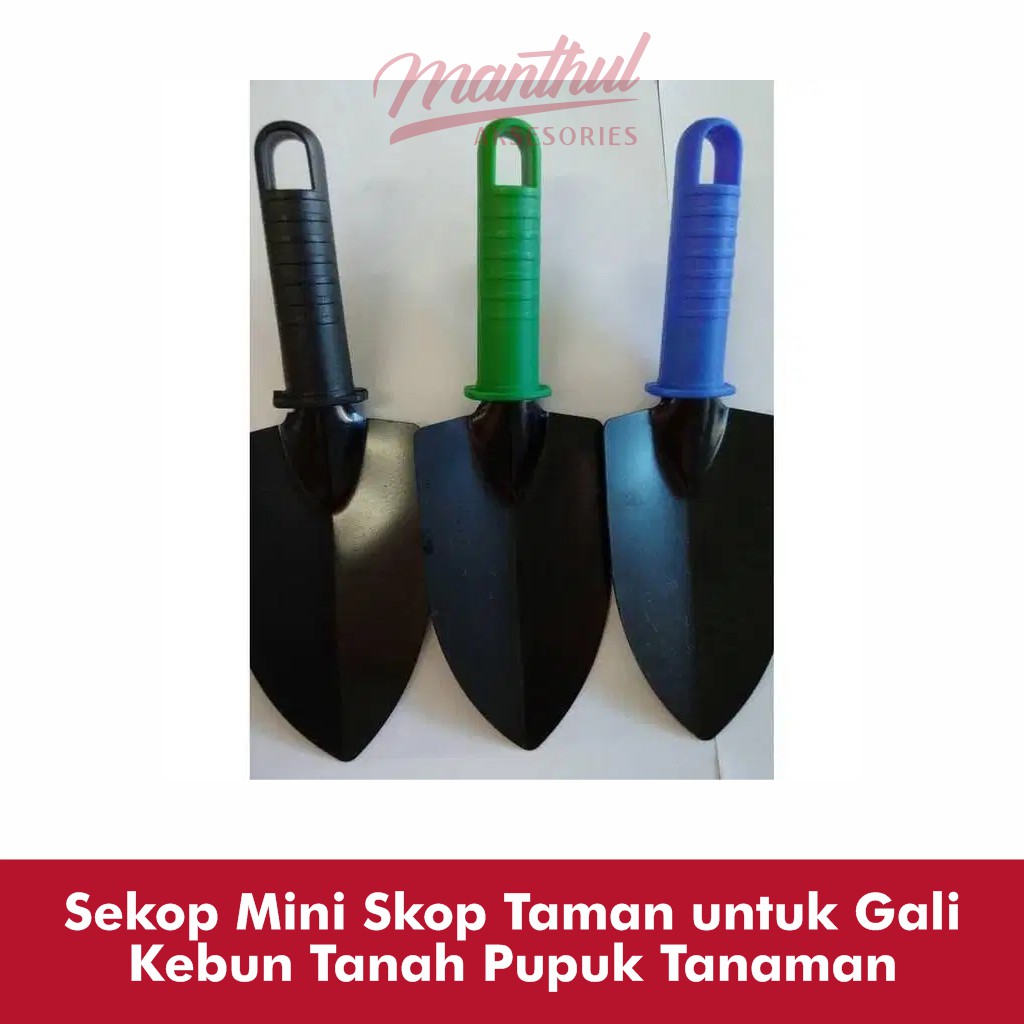 Sekop Mini Skop Taman untuk Gali Kebun Tanah Pupuk Tanaman