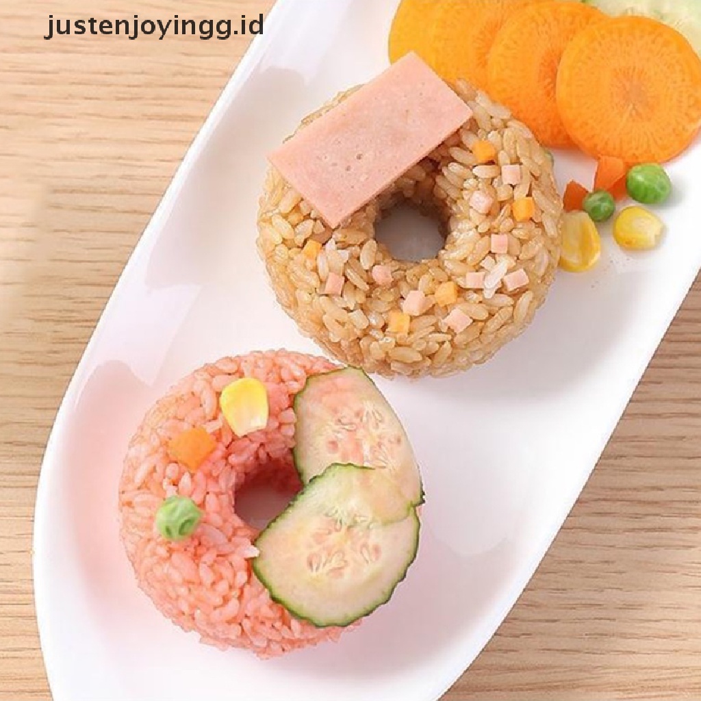 2pcs Cetakan Pembuat Bola Nasi Donat Sushi Anti Lengket Untuk Memasak Dapur