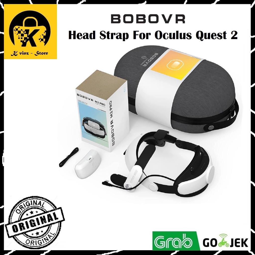 BOBOVR M2 Pro Head Strap with Battery Pack For Oculus Quest 2 Original