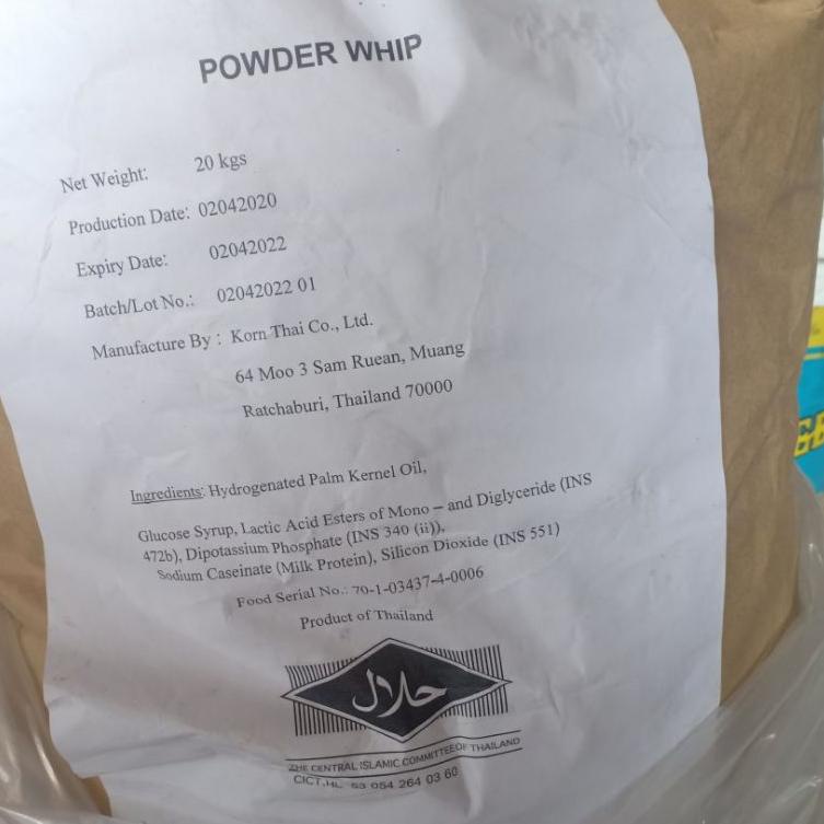 

12.12 SALE Powder Whip Cream Thailand Whipping Cream Bubuk 200 g HALAL terbaik