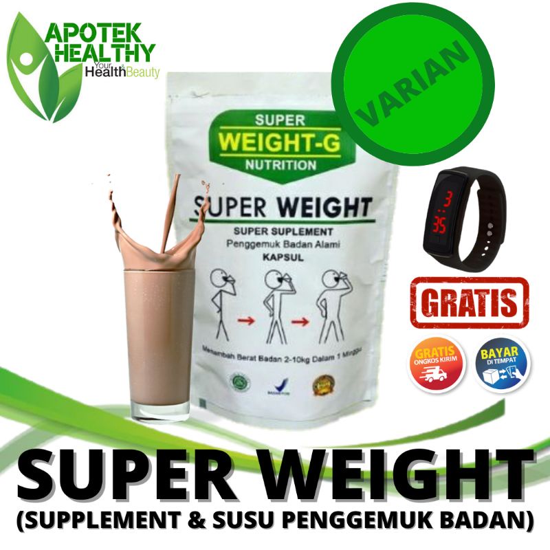 

(SIAP KIRIM) SUPER WEIGHT GAIN ~ Obat Penggemuk Badan & Susu Penggemuk Badan Terbaik di dunia