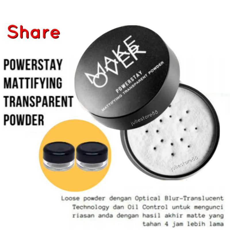 (Share) MAKE OVER Powerstay Mattifying Transparent Powder