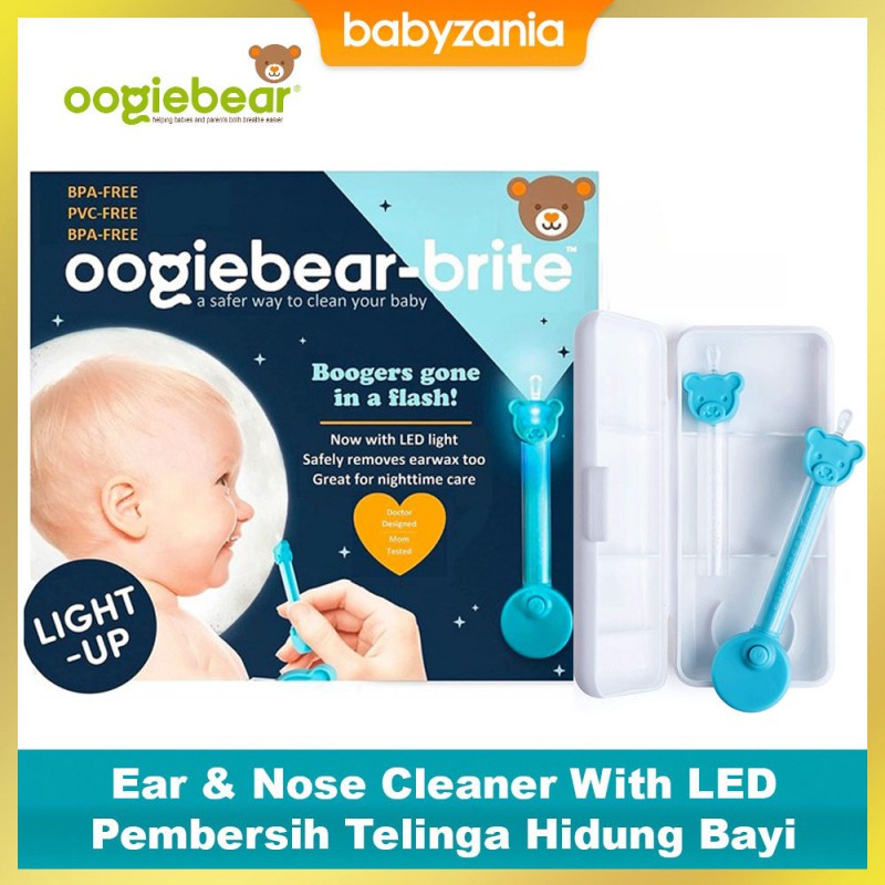 Oogiebear Ear &amp; Nose Cleaner with LED Pembersih Telinga Hidung Bayi