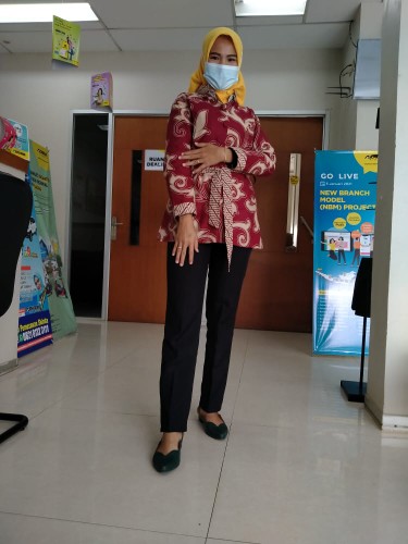 Asifa Batik Hrb026 Kenongo Kemeja Tosca Pendek Pekalongan Padi M L Xl Soagn Tulis Halus Kemeja Batik