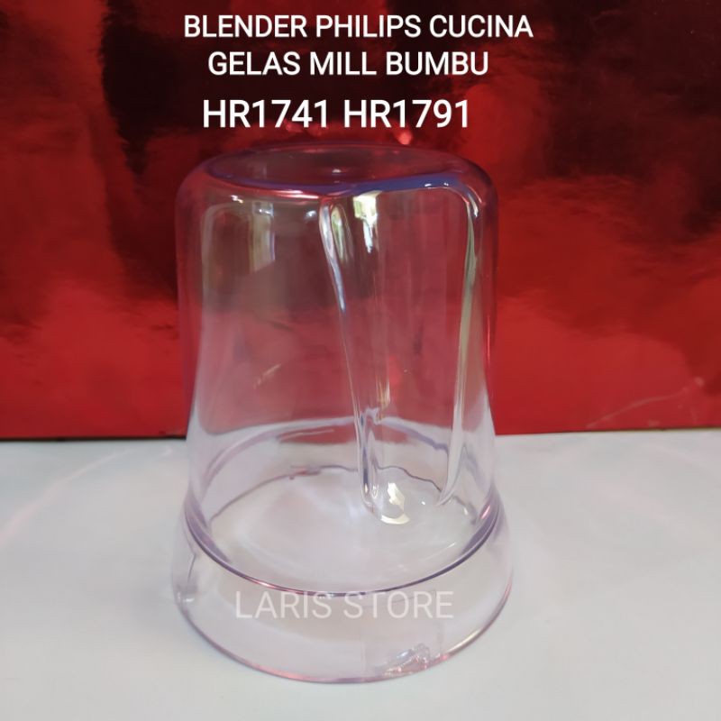 Gelas Mill Bumbu Blender Philips Cucina, HR 1741 1791