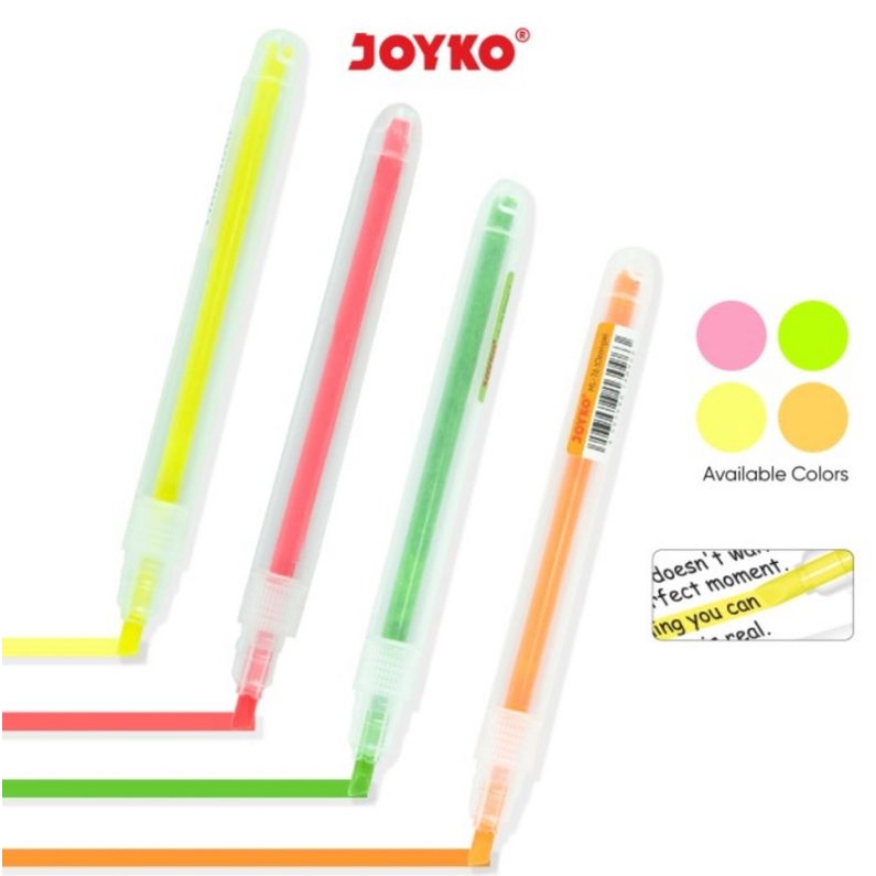 Highlighter Joyko Model Pen HL 73~HL76