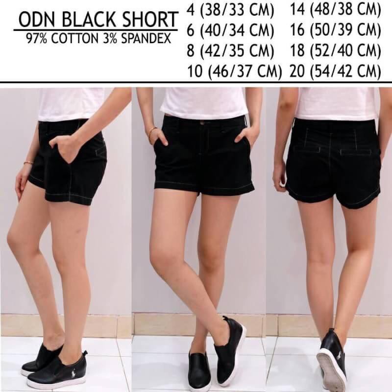 Celana Pendek Branded Wanita - OLD NAVY BLACK SHORT