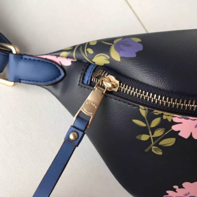 Bumbag Coach Flower signature waist bag