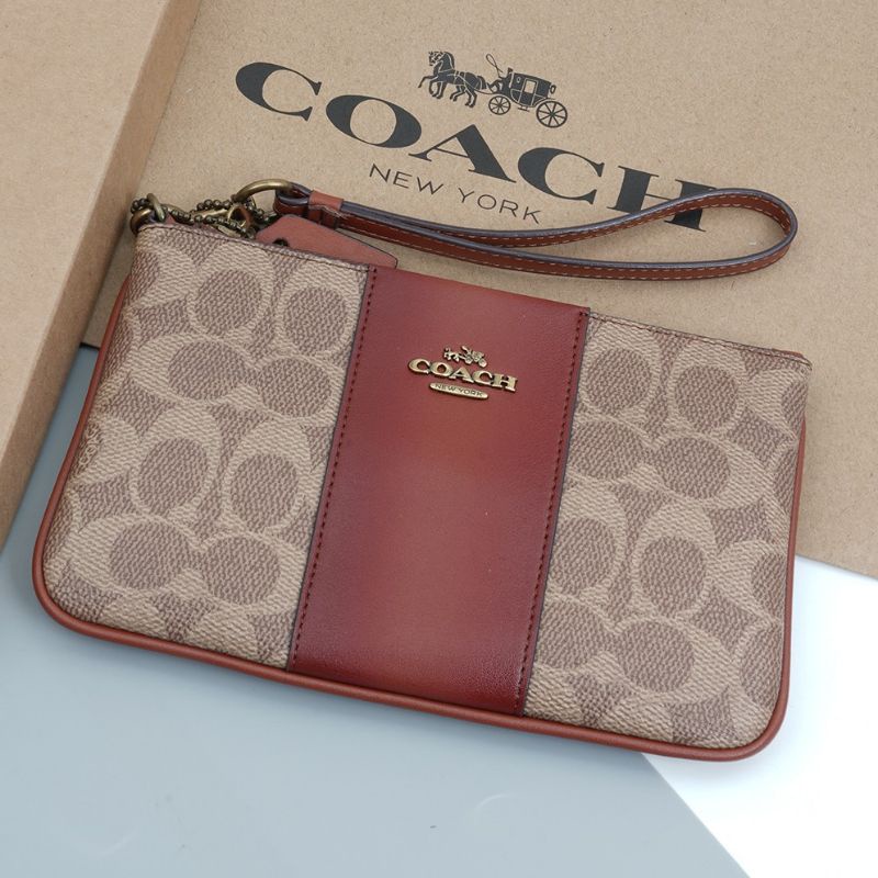 coach pouch original/ dompet wanita/ purse wallet clutch