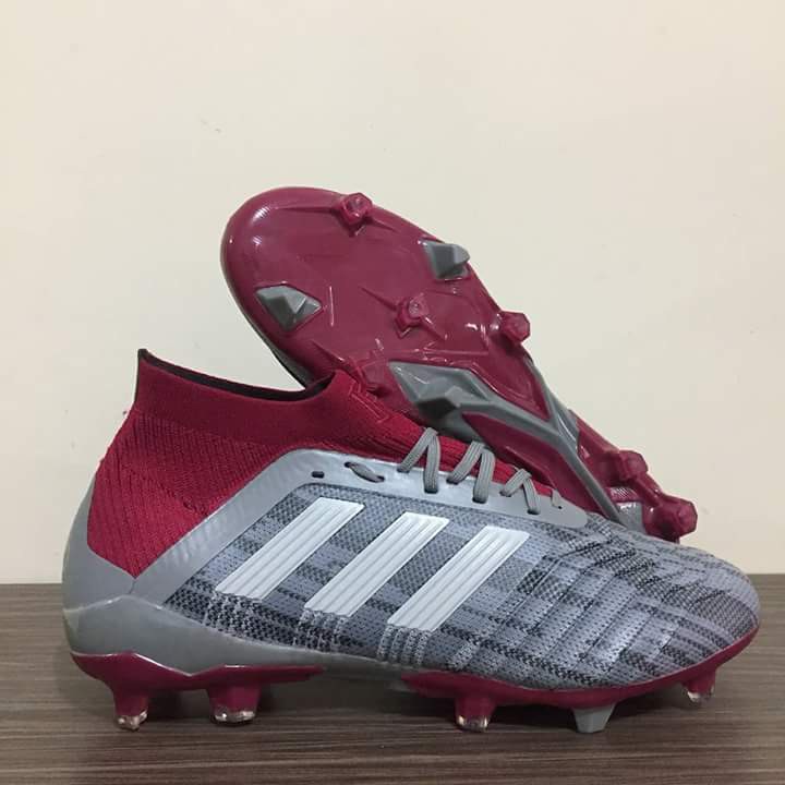 sepatu sepakbola predator 18.1 paul pogba iron metallic FG