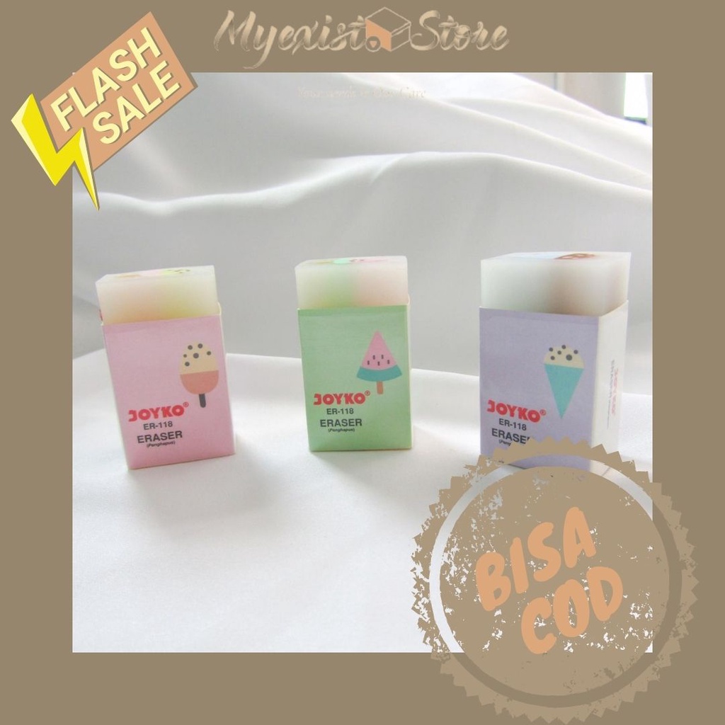 

Penghapus eraser standard Joyko ER-118 motif lucu dan imut Joyko Eraser ER-118 Penghapus Motif Ice Cream Lucu Unik Murah Berkualitas READY JAKARTA- IVN76