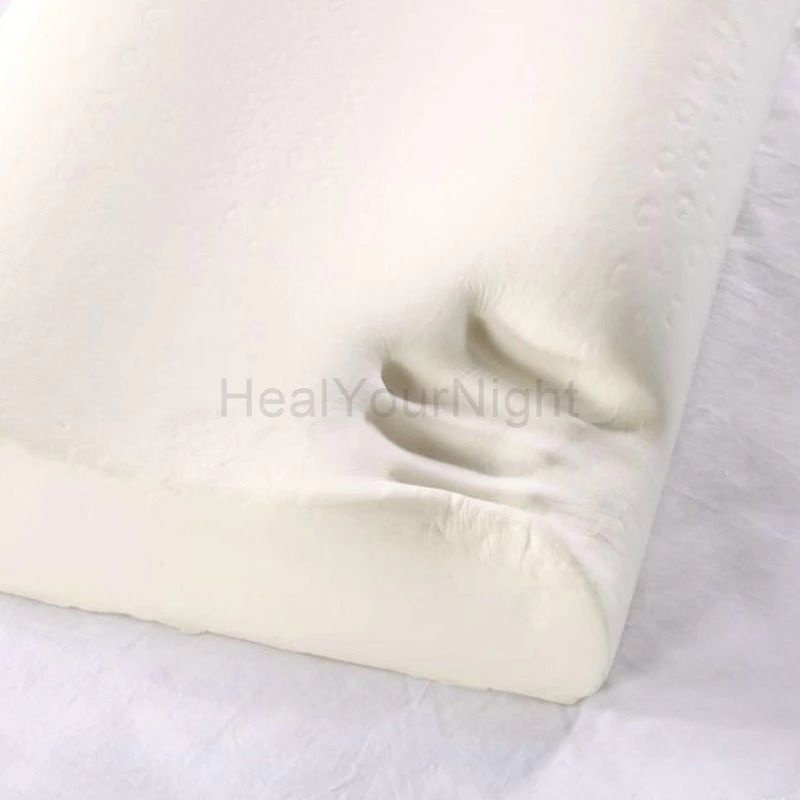 Bantal Tidur Orthopedic Memory Foam Slow Rebound Bamboo Fiber - Bantal Kesehatan Leher