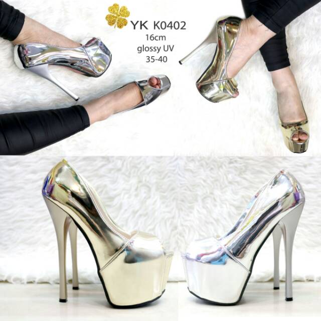 OSshoes 0402 premium heels 16cm 16 cm import shoes wanita high heels highheels ketutup opentoe
