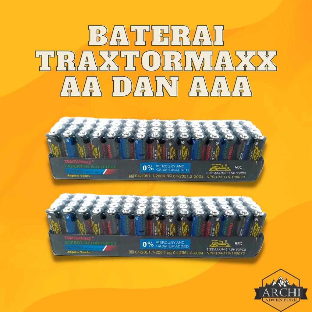 Jual Baterai Pcs Aa Aaa A A Traktormaxx Dynamax Sni Shopee Indonesia