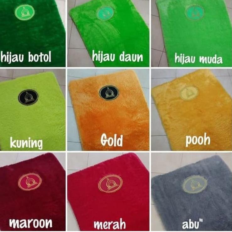 Sajadah tebal 5cm bulu rasfur ▪ BSO.07927