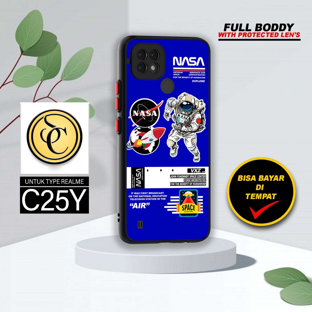 Sukses Case REALME C25Y - Hardcase 2D Glossy Realme C25y - Silikon Hp Realme  - Silicon Hp Realme - 