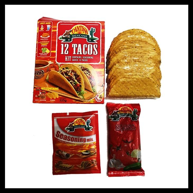 TERBARUU!! Kulit Kebab Cantina Mexicana 12 Porsi Tacos Kit 325g PROMO