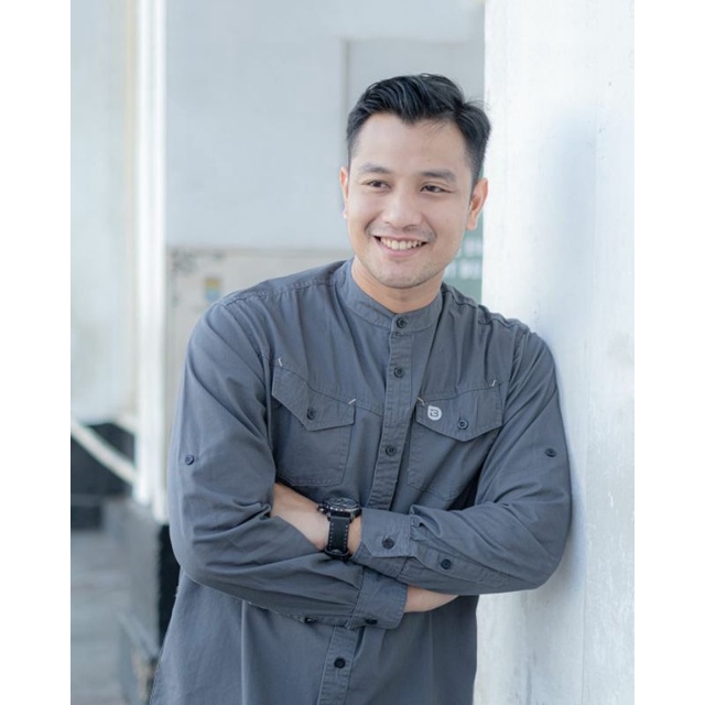 BHIRAMA PREMIUM KEMEJA KOKO LONG SLEEVES |Kemeja Koko Pria | Kemeja Tactical