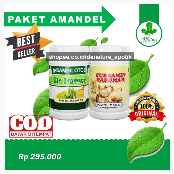 OBAT AMANDEL KRONIS RADANG TENGGOROKAN SAKIT TENGGOROKAN SAKIT MENELAN - ORIGINAL HERBAL DE NATURE