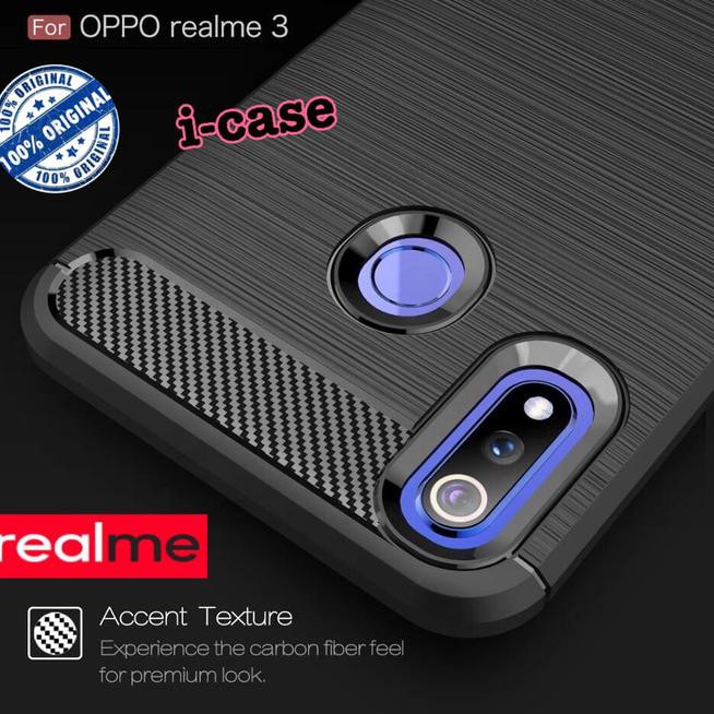 Realme 3 Case Rugged Armor - casing cover realme 3 realme3
