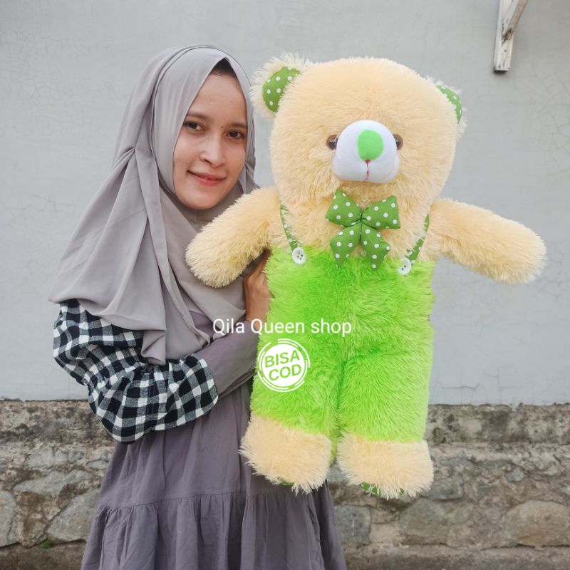 BONEKA TEDDY BEAR JOJON L 50CM tanggung