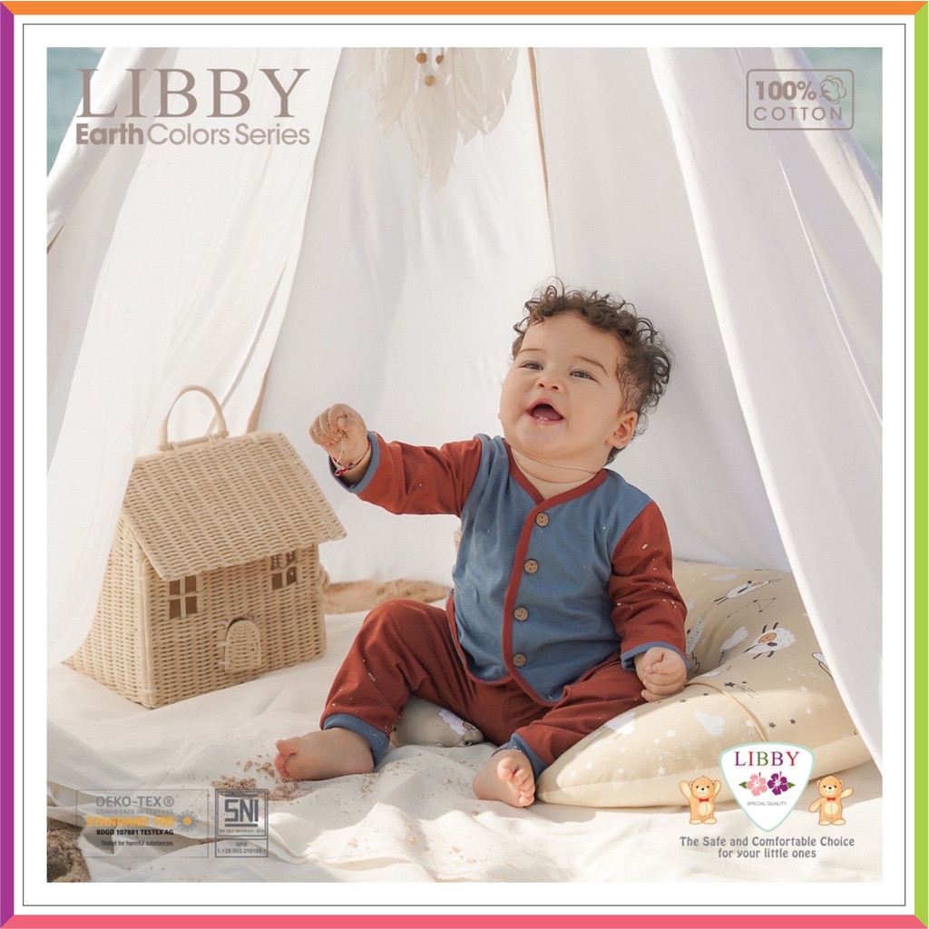 LIBBY COMFY SET KOMBINASI | EARTH COLOR SERIES | SETELAN LIBBY KANCING ❤ Fashionbabies ❤