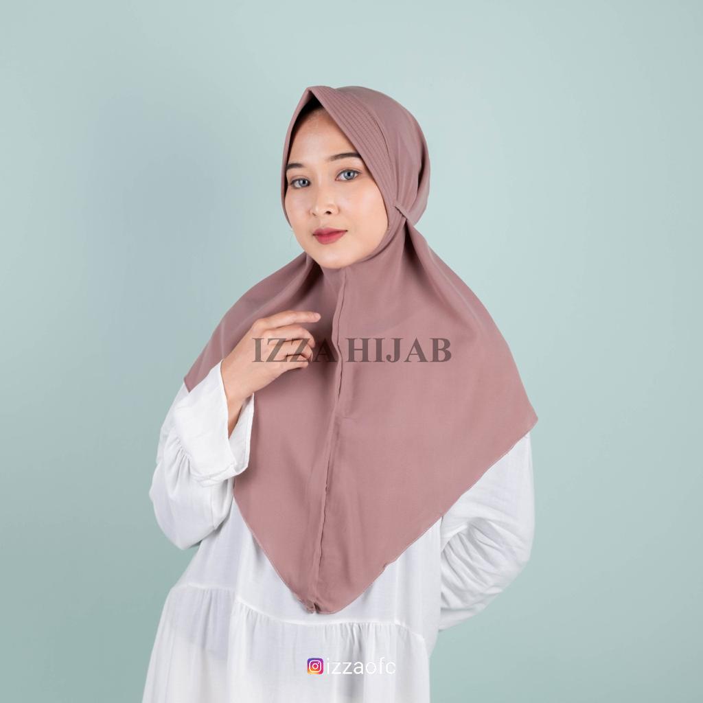 Hijab/jilbab KHIMAR SIMPEL TALI WOLFIS/ Khimar pet tali bergo instan/ bergo maryam pet lali antem