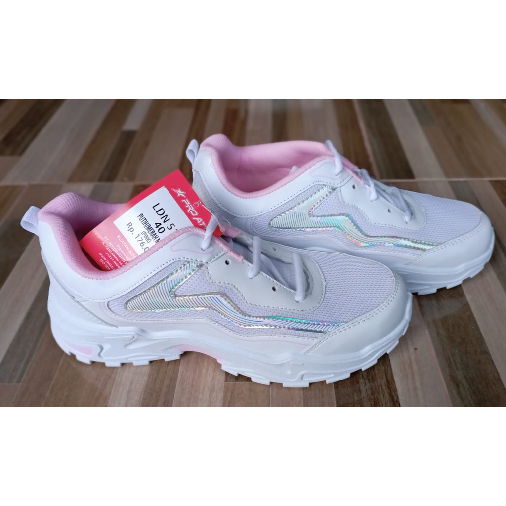 Pro ATT LDN 510 Sepatu Sneakers Wanita Sepatu Casual Warna Putih