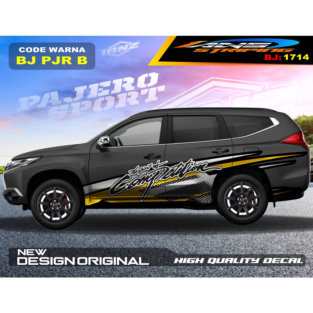 STICKER MOBIL FORTUNER / STIKER MOBIL GRAND LIVINA / VARIASI STIKER PAJERO / STIKER MOBIL