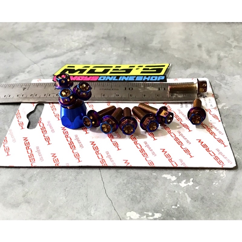 PAKETAN BAUT PROBOLT VARIO 125/150 HEXSAGON ORIGINAL HENG