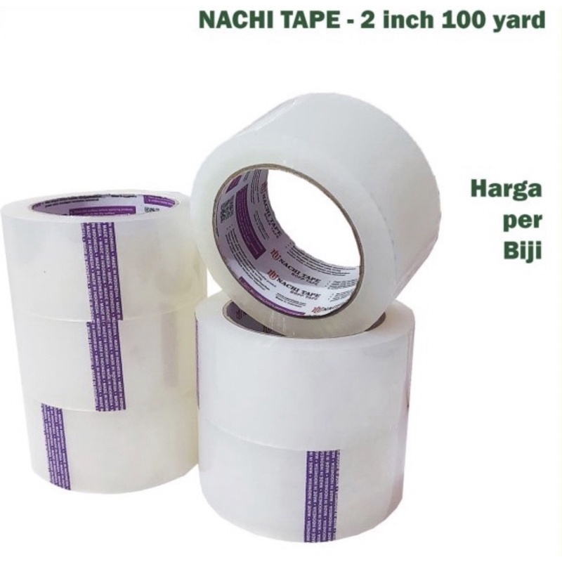 

LAKBAN ISOLASI TAPE BENING COKLAT NACHI 2" x 100 YARD
