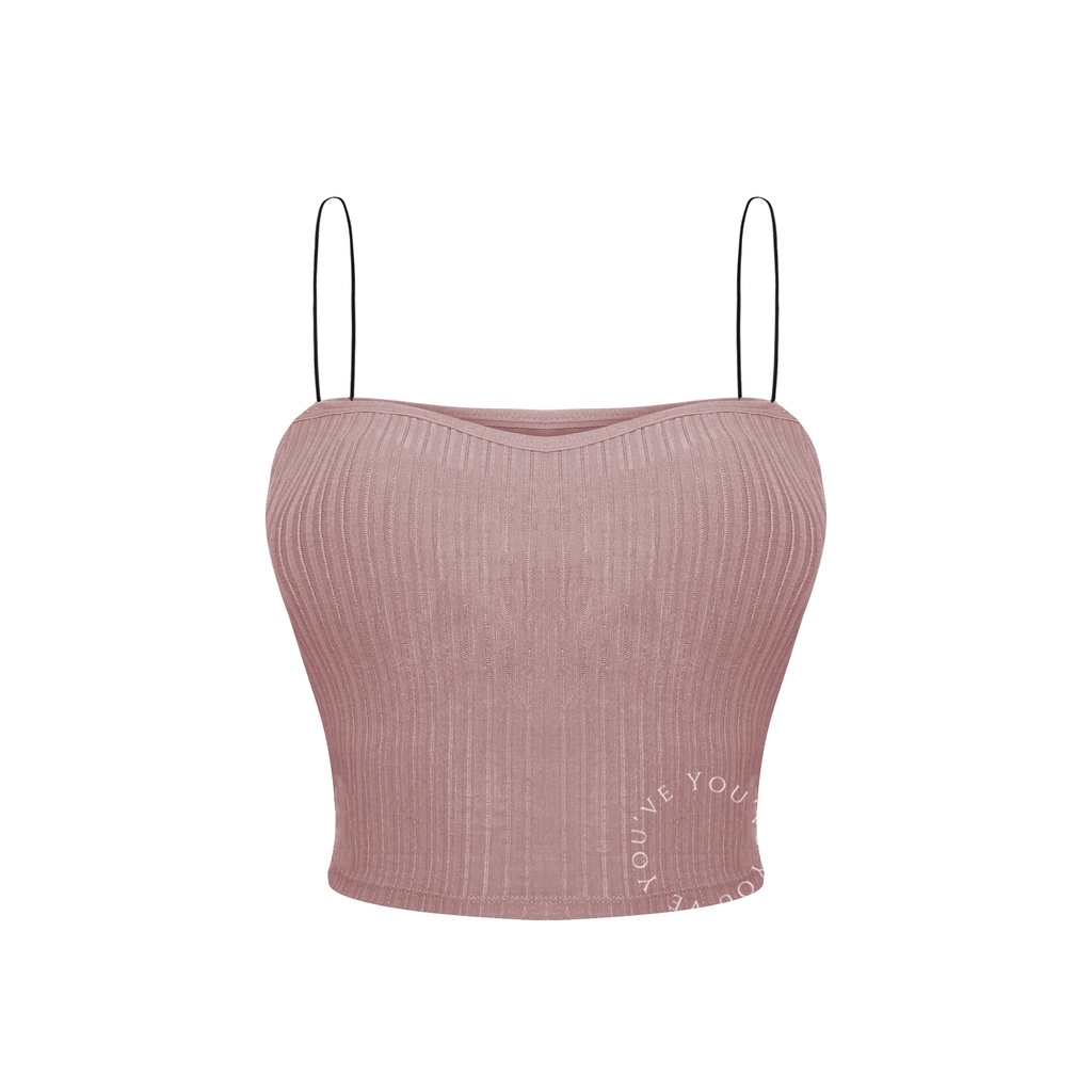 You’ve (YouHave) Tanktop Tali Spaghetti Tank Top Wanita Tali Tipis Busa Bra Sport Bra 100053-4