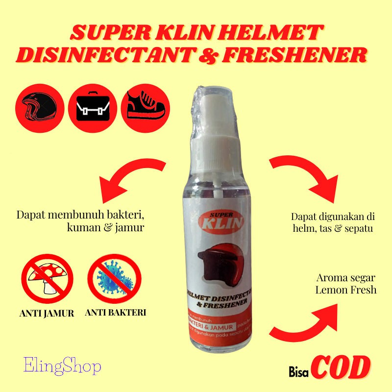 PARFUM PEWANGI PENGHARUM PENGHILANG BAU DISINFECTAN PEMBERSIH HELM SEPATU TAS ANTI BAKTERI