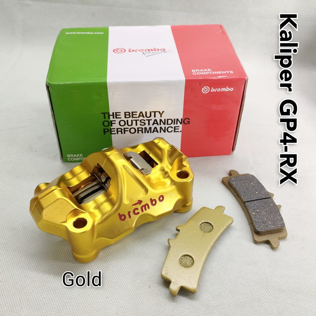 Big Promo Kaliper GP4-RX CNC GOLD Disc Brake Caliper GP4RX