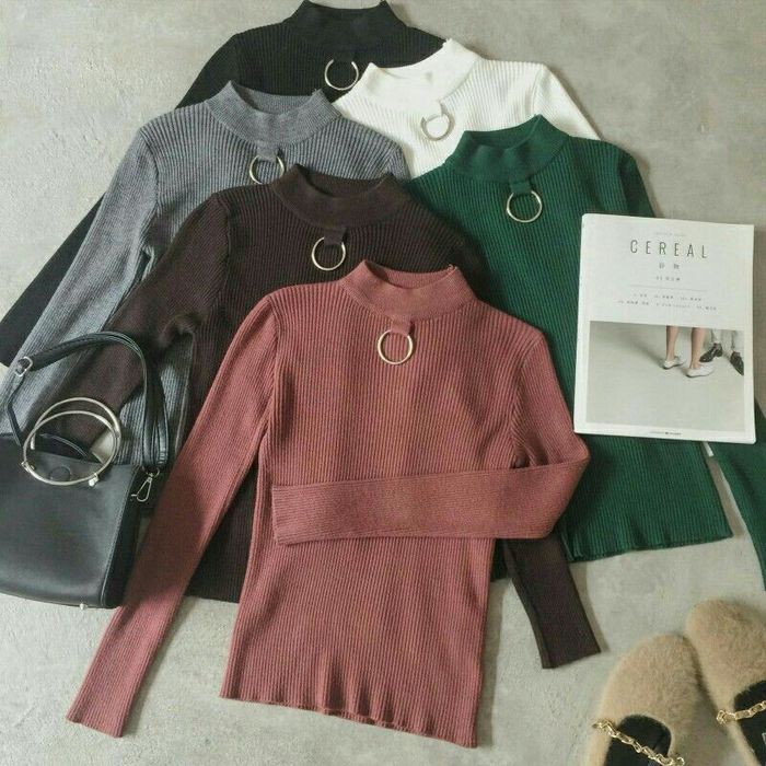 atasan wanita | RING KNIT | sweater rajut | rajut wanita