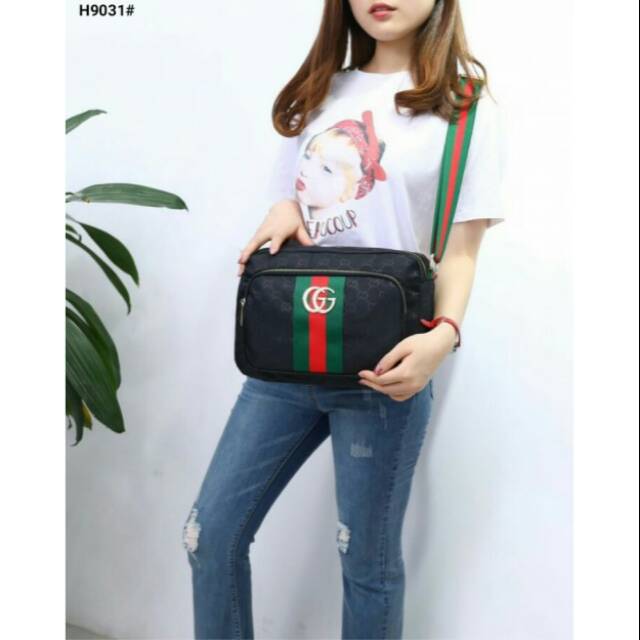 BEST SELLER TAS WANITA TAS GUCCI PARASUT SLINGBAG TAS BATAM TAS GROSIR TAS IMPORT TAS BRANDED