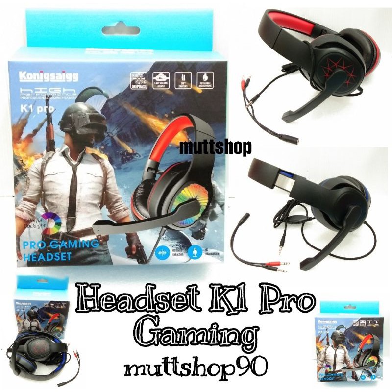 K1 Pro Gaming Headset