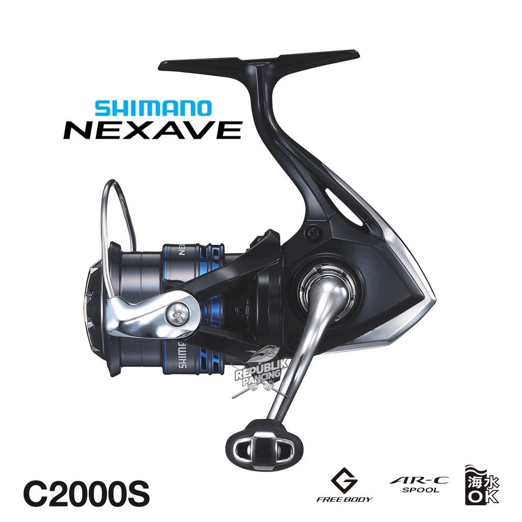 Reel Shimano NEXAVE FI 1000 2500 C3000 4000 C5000 HG 2021 Pancing Original republik pancing