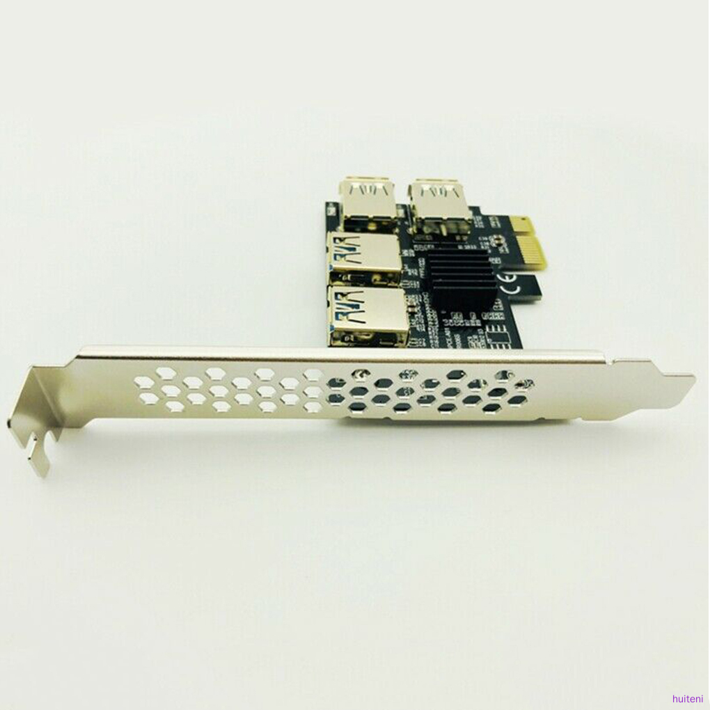 Papan Adapter Expansion Card Pci-E Ke Usb 1-4 Dengan 4 Usb 3.0