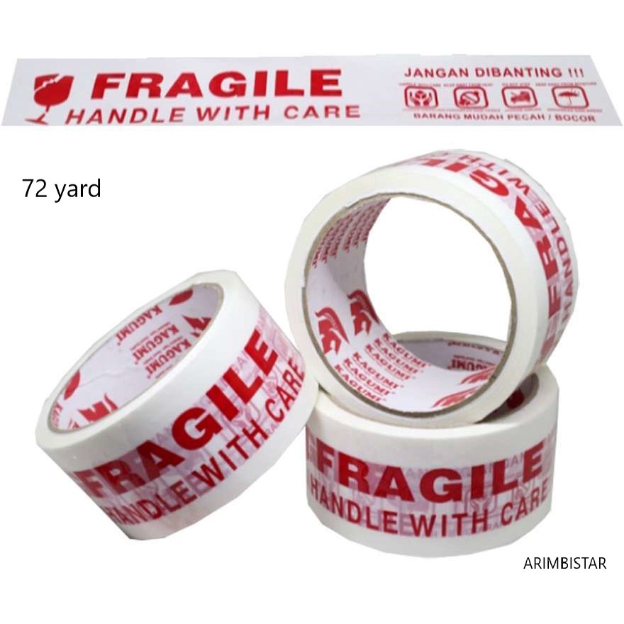 

Lakban Fragile Putih 72 Yard