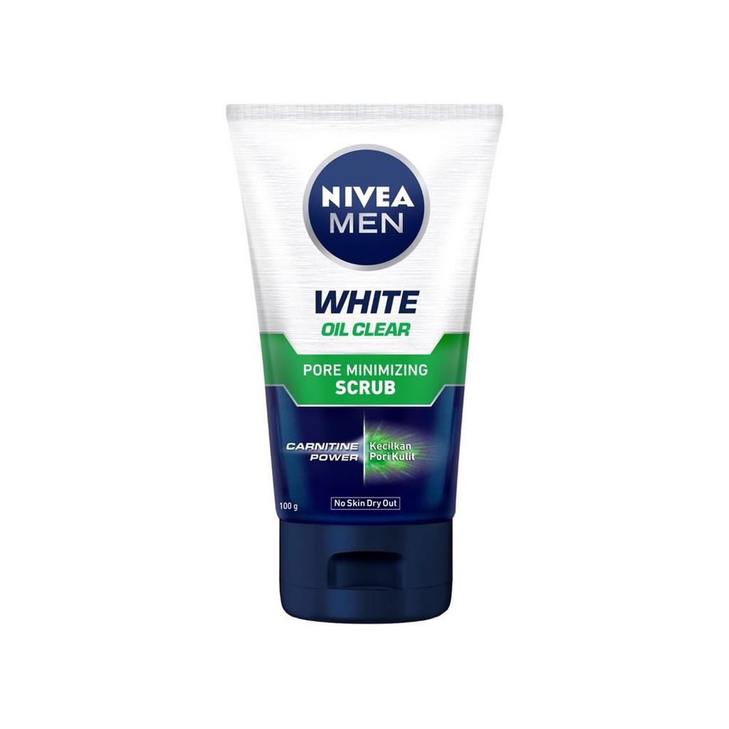 Nivea Men White Facial Foam/Scrub 100gr