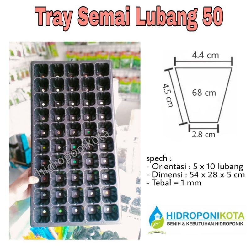 FREE Packing Kardus - Paket Tray dan Alas Semai - Tray Semai Pertanian - Alas Semai - Tebal 1 mm