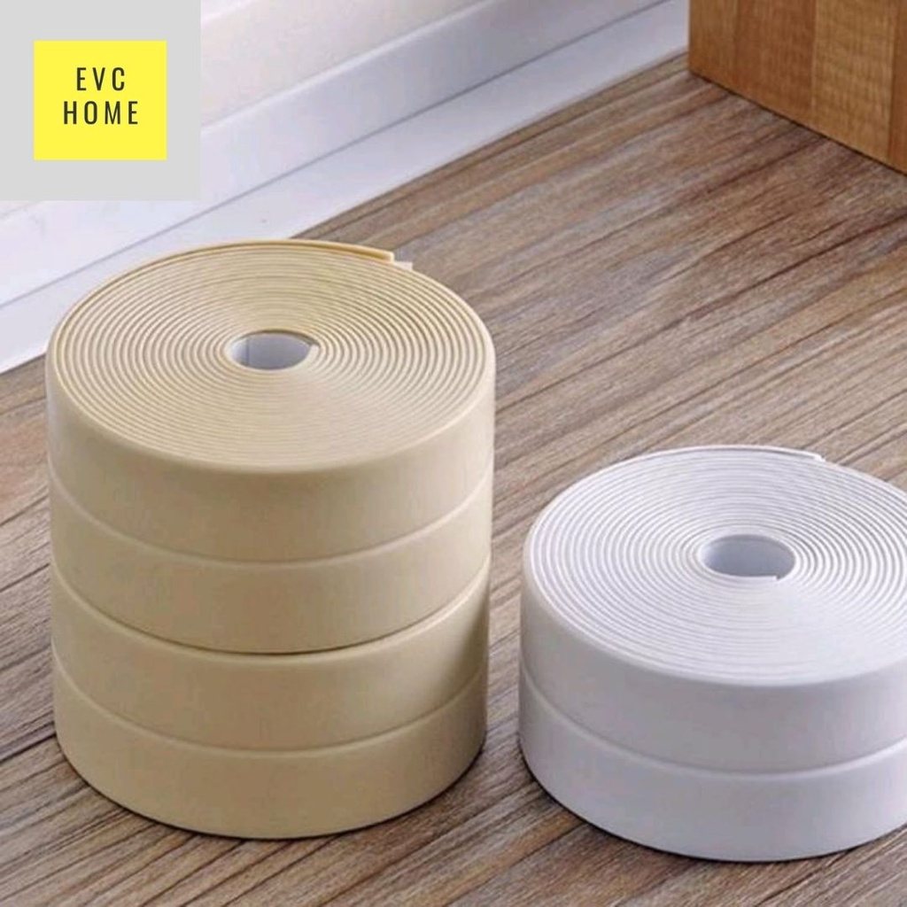 EVCHOME 2,5cm x 3m Seal Tape/ Penutup Celah Jendela/ Pintu Anti Debu/ Serangga