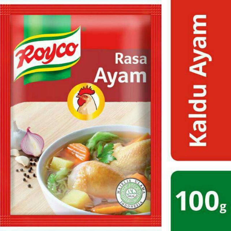 

Royco Ayam 100gr / Royco Kaldu Rasa Ayam 100gr